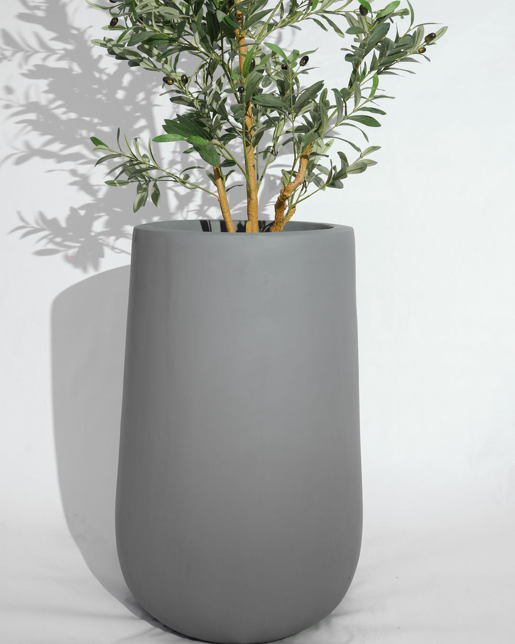 Rise - White - Fiberglass Planter