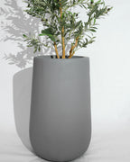 Rise - White - Fiberglass Planter