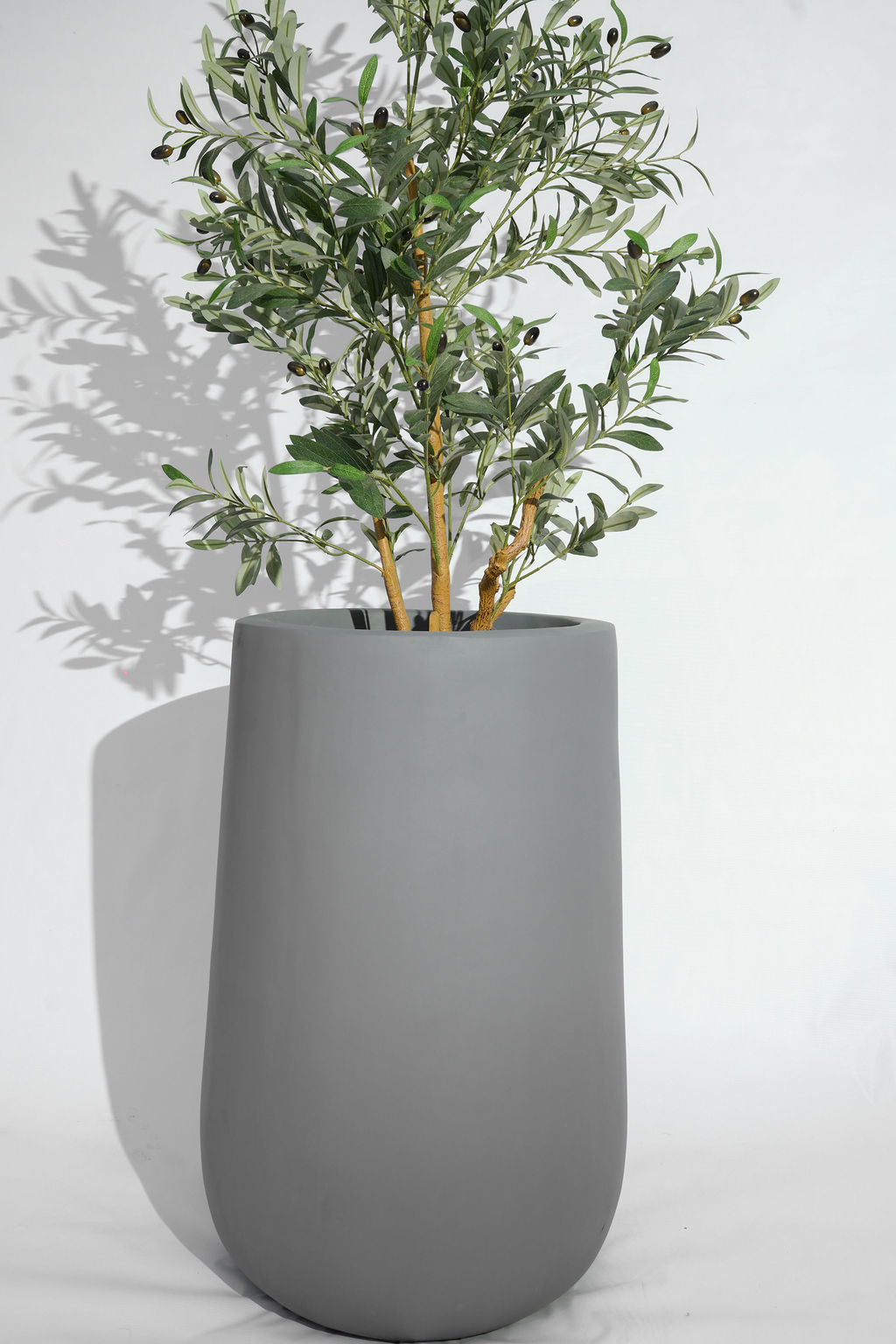 Rise - White - Fiberglass Planter