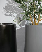 Rise - White - Fiberglass Planter