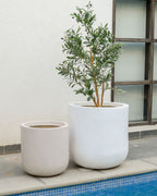 Core - Cream - Fiberglass Planter