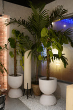 Stack - Teal Gray - Fiberglass Planter