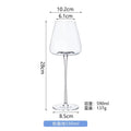 720ml Burgundy Crystal Wine Glasses for Red Wine
