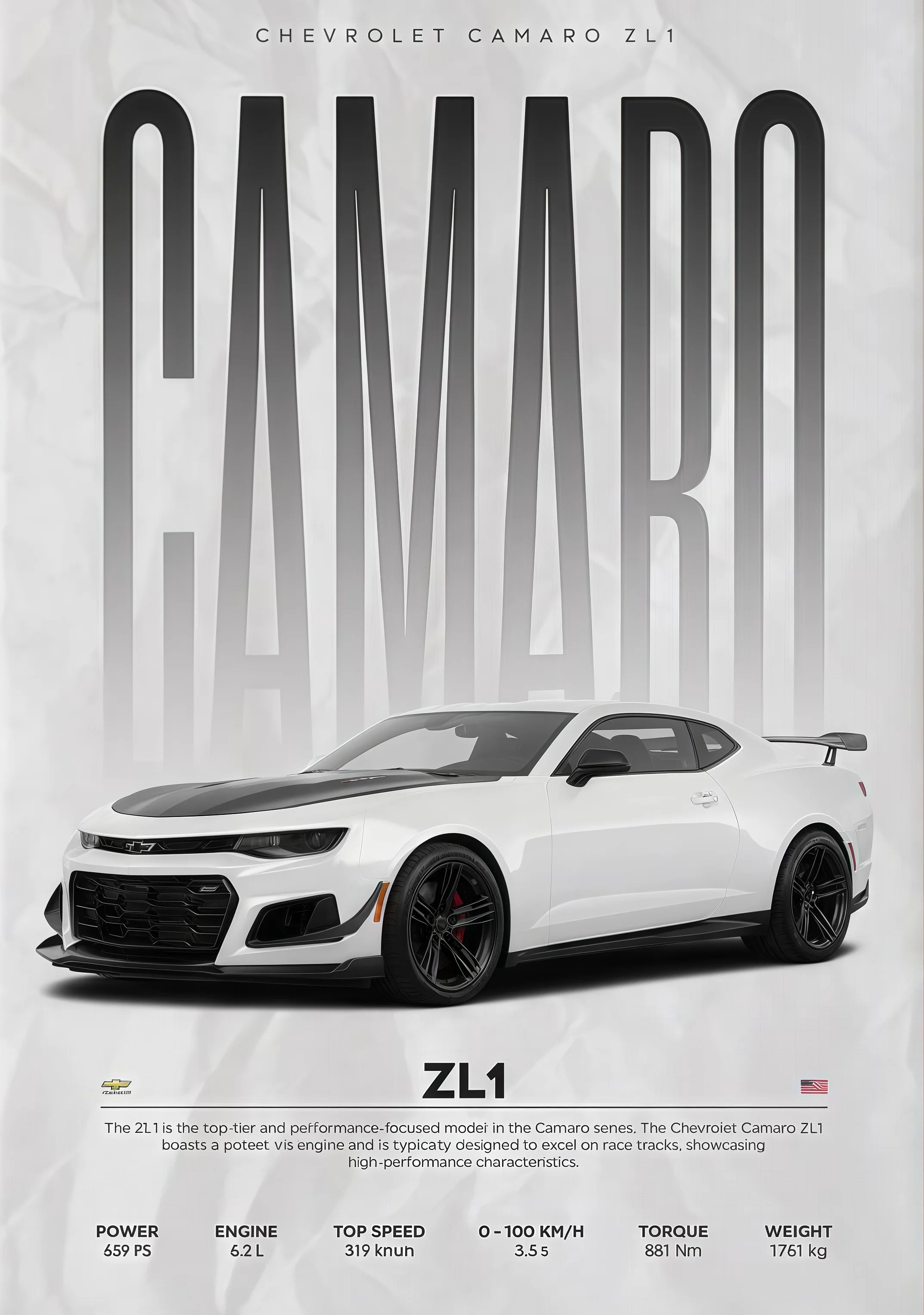 W16 750S Canvas Painting Sports Car Wall Art
