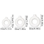 Nordic White Plastic Flower Vase for Home Decor