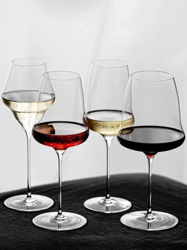 Crystal White Wine Glass Flute Handmade Eco-Friendly