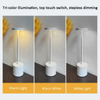 Black Metal LED Table Lamp with Touch Control