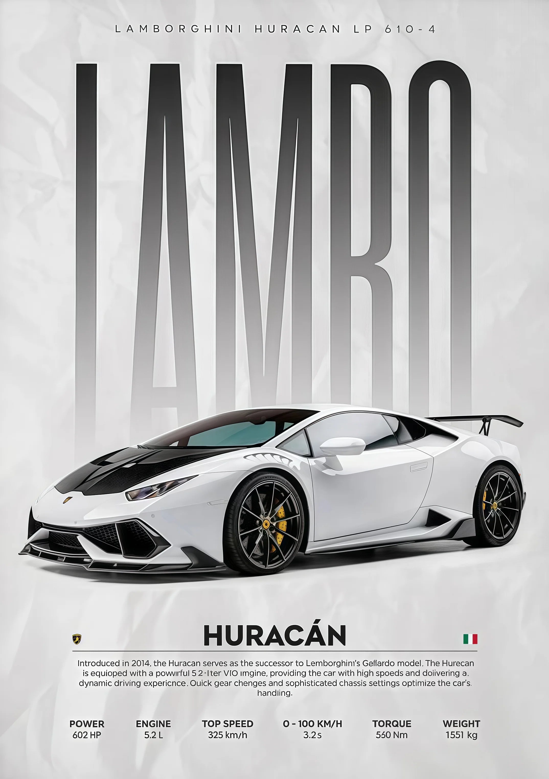 W16 750S Canvas Painting Sports Car Wall Art