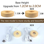 3D Crystal Ball Night Light Lamp for Kids 5cm