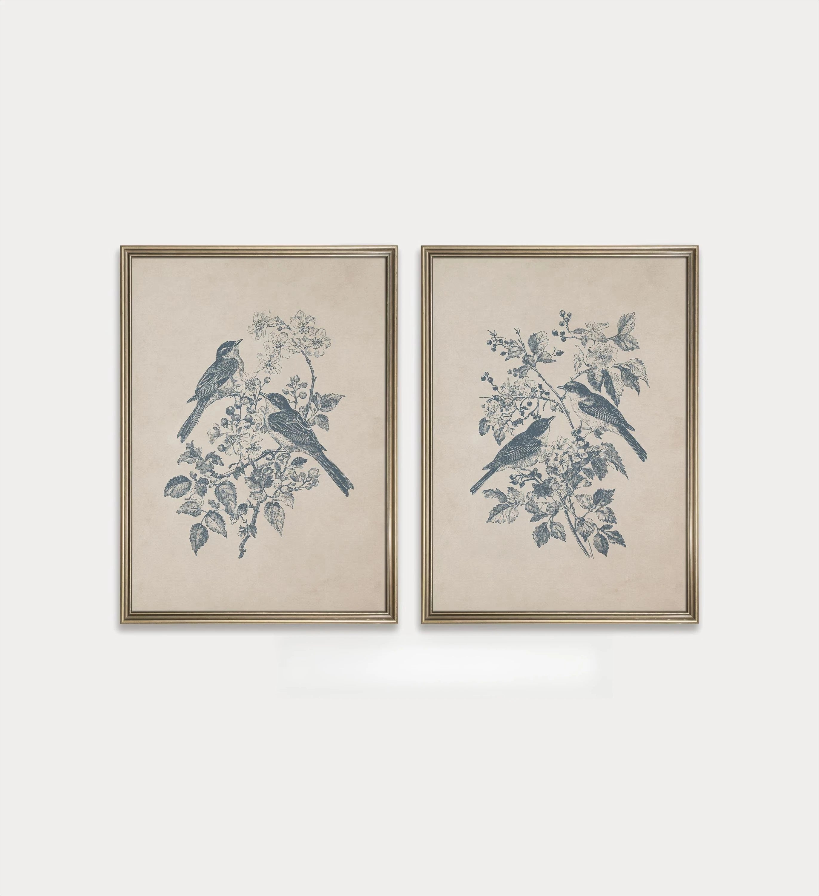 Retro Hummingbird Canvas Prints for Home Decor