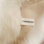 FORSWAN Soft White Faux Fur Area Rug for Kids and Adults