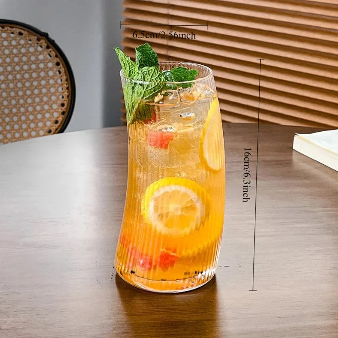 3D Mountain Whiskey Glass in Wooden Gift Box
