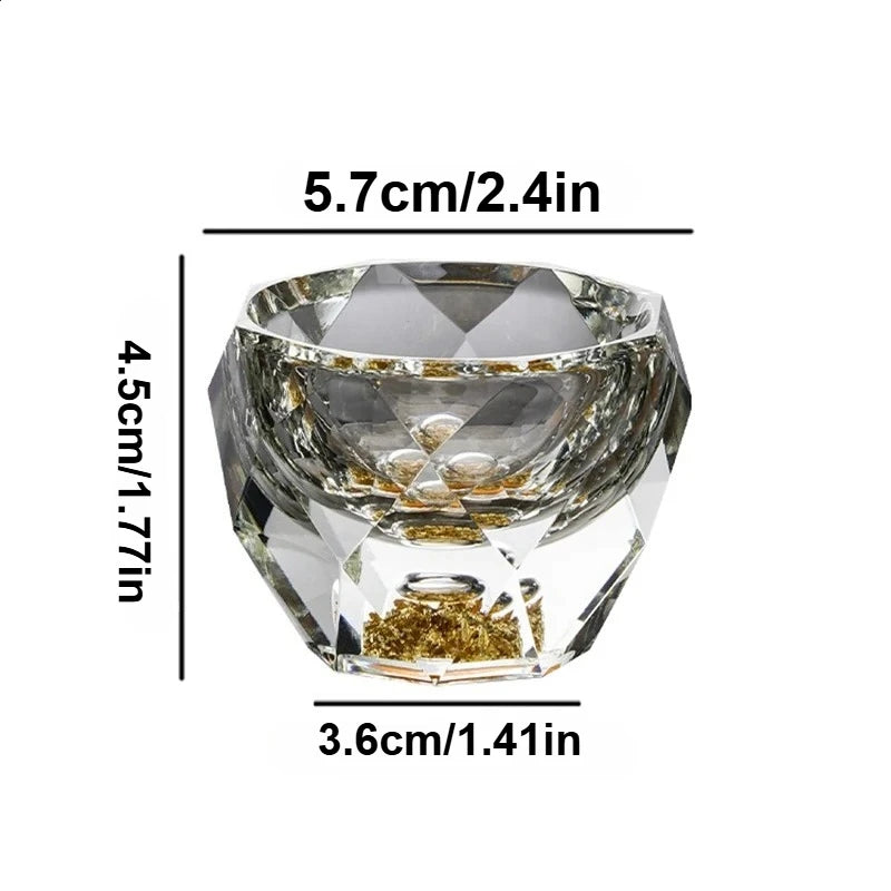 50ML Double-bottom Crystal Wine Glass for Whiskey and Espresso