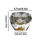 50ML Double-bottom Crystal Wine Glass for Whiskey and Espresso