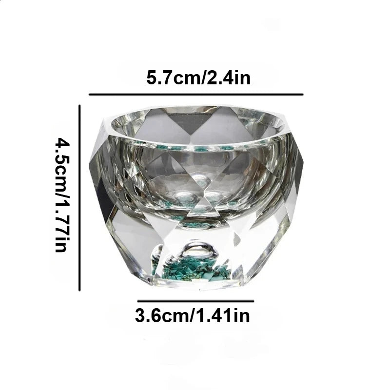 50ML Double-bottom Crystal Wine Glass for Whiskey and Espresso