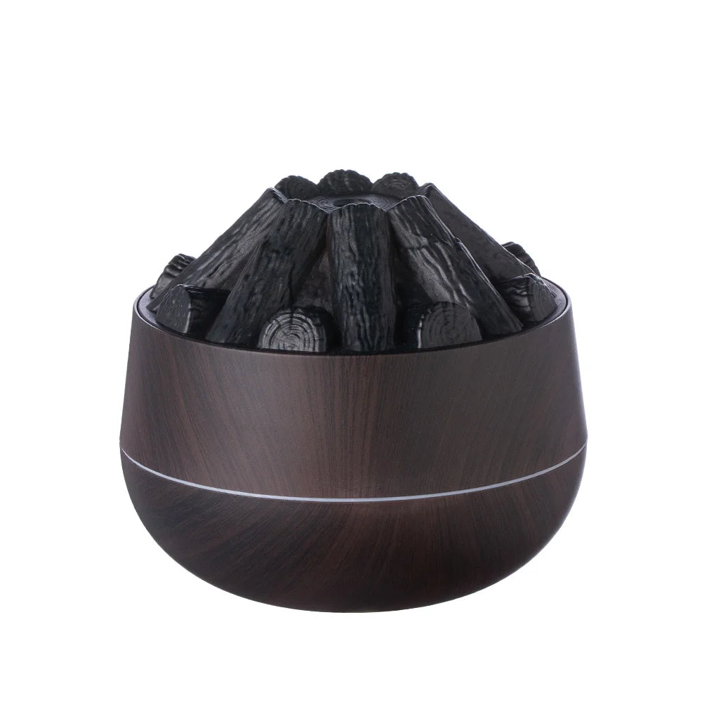 Charcoal Flame Essential Oil Diffuser 300ml Humidifier