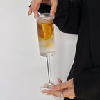 175ML Transparent Plastic Goblet for Party Drinkware