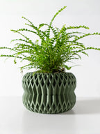 Biodegradable 3D Printed Plant Pot for Home Decor