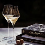 Crystal Champagne Cup Handmade 0.5mm Thin Glass