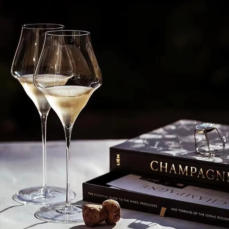 Crystal Champagne Cup Handmade 0.5mm Thin Glass