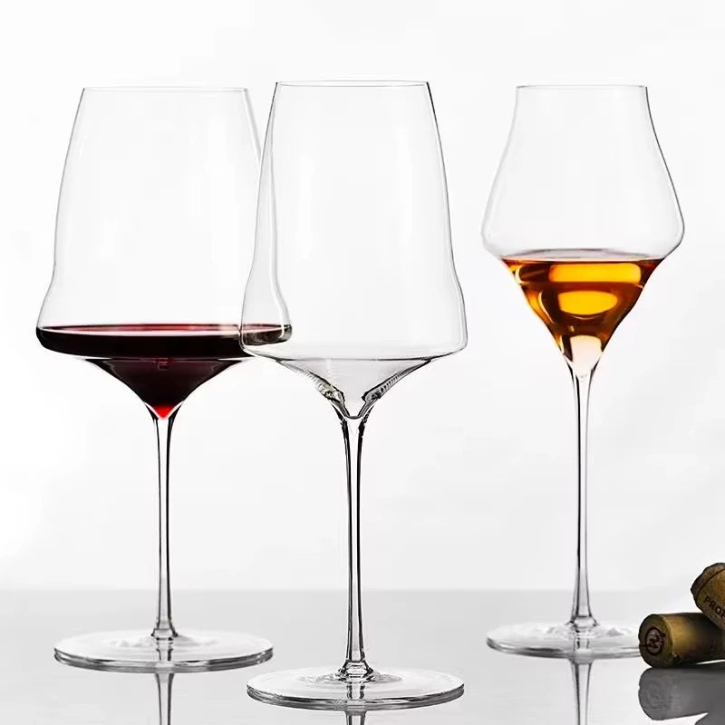 Crystal White Wine Glass Flute Handmade Eco-Friendly